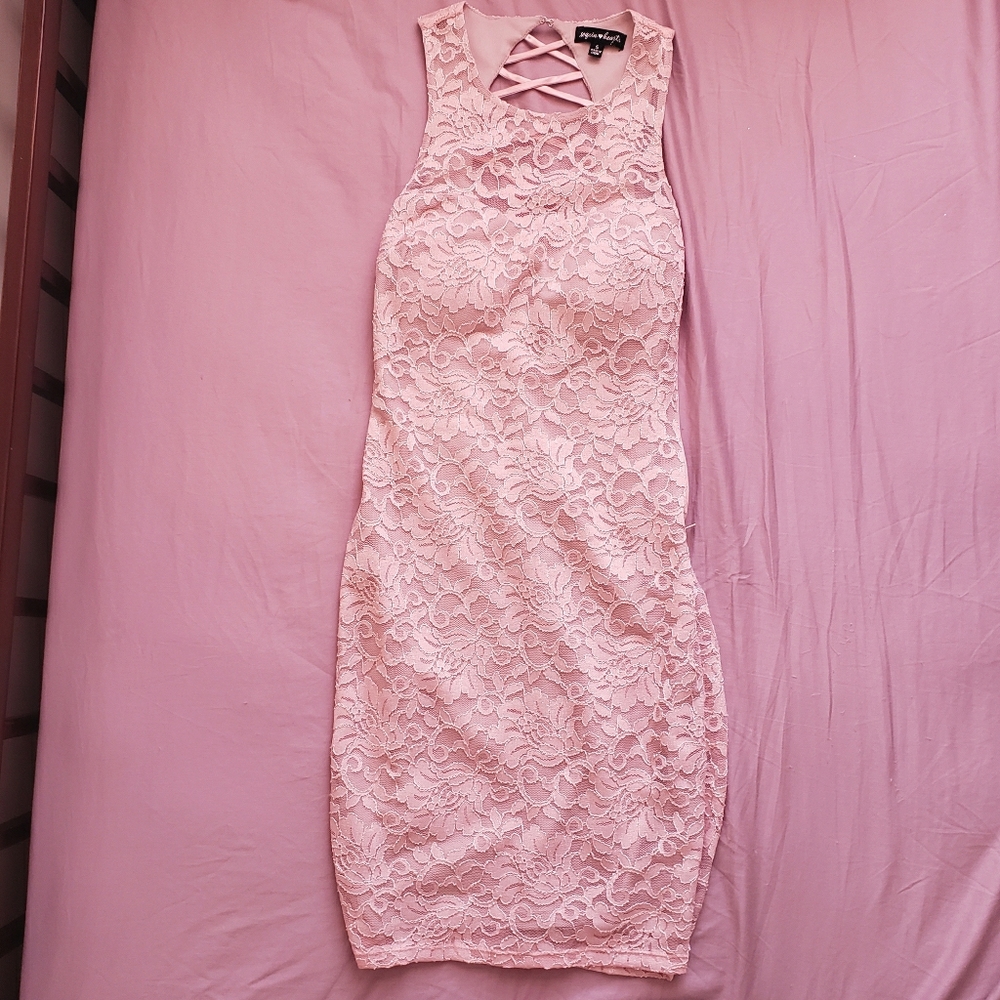 Mini pink/blush dress / prom dress